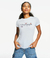 Camiseta Manga Curta T-shirt Slim AeroPostale Feminina Azul Claro