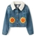 Jaqueta Jeans Infantil Girassol GYMBOREE/ THE CHILDREN'S PLACE Importada - loja online