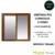 VENTANA PVC CORREDIZA LINEA SMARTLIFE MEDIDA 100x60 VIDRIO DVH - comprar online