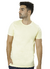 Camiseta Básica Gola Redonda Amarelo claro