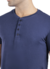 Camiseta Henley Egípcio Gola Padre Marinho