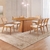 Conjunto Mesa de Jantar Londres Laminada Oval e Kit com 06 Cadeiras Tela Rattan - comprar online