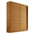 Roupeiro Veneza Nature 100% MDF com 02 Portas Deslizantes Frisadas