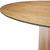 Mesa de Jantar Elói Tampo e Base Oval Laminado Natural na internet