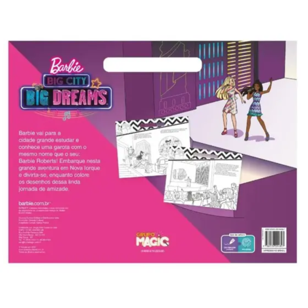 Livro de Colorir Meu Blocao Big Dreams Barbie