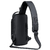 Bolsa de Ombro Multifuncional Anti Roubo USB para Homens, Crossbody, Cross Body,