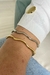 BRACELETE ONDULADO DOURADO FINO - comprar online