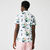 Camisa Polo Masculina Lacoste em Piqué com Estampa florida - Fiofio Magazine