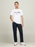 Camiseta Tommy Hilfiger masculina logo script frontal - loja online