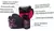 Kit Luvas The Fight + Bandagem + Bucal + Bolsa (Pink e Black)