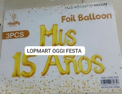 SET GLOBOS METÁLICOS - Lopmart Oggi Festa