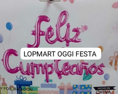 Imagen de LETRERO FELIZ CUMPLEAÑOS (VARIOS)