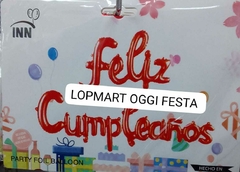 LETRERO FELIZ CUMPLEAÑOS (VARIOS) - comprar en línea