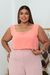 Blusa Regata Social Feminina Duna Plus Size GG G1 G2 G3