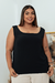 Blusa Regata Social Feminina Duna Plus Size GG G1 G2 G3 - Capim Bambu