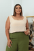 Blusa Regata Social Feminina Duna Plus Size GG G1 G2 G3 - loja online