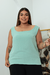 Blusa Regata Social Feminina Duna Plus Size GG G1 G2 G3