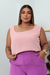 Blusa Regata Social Feminina Duna Plus Size GG G1 G2 G3 - Capim Bambu