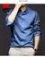 Elegante camisa de seda manga comprida masculina, slim fit, casual, camisas form - comprar online