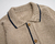 Cardigan tejido rayado OCRE - comprar online