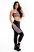 Cropped e Calça Legging Preta com Violeta e Bolso Conjunto | REF: LX267 - comprar online