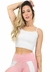 Cropped Fitness Alcinha Basic Branco | REF: CC3