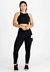 Cropped e Calça Legging Preto Conjunto Fitness | REF: LX98 na internet