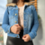 Chaqueta Jean Cuello Ovejero