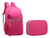 Kit Mochila Estojo Juvenil Escolar Feminino Pompom Grande