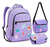 Kit Mochila Juvenil Luxo Teen Feminina Grande Patches na internet