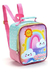 Kit Mochila De Rodinha Infantil Meninas Escolar Sorvete G - loja online