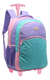 Kit Mochila Feminina Menina Juvenil Rodinhas Escolar Grande - comprar online