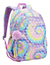 Kit Mochila Estojo Feminina Juvenil Escolar Tie Dye Grande