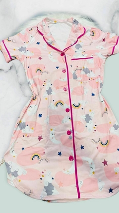 Chemise Americana Curta - Céu Estrelado