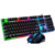 Kit Teclado e Mouse Gamer USB com Iluminação Led RGB