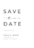 Save the date b&w