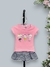 Conjunto feminino baby blusa e saia