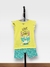 Conjunto infantil feminino shorts e regata