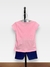 Conjunto infantil feminino ursinho rosa na internet