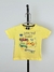 Camiseta Infantil Masculina Amarela