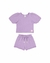 Conjunto Blusa Com Shorts Infantil Feminino - Dzamarra