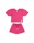 Conjunto Blusa Com Shorts Infantil Feminino na internet