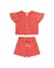 Conjunto Primavera Infantil Feminino Blusa e Shorts