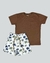 Conjunto Infantil Masculino Blusa e Shorts Tactel Primavera Verão - comprar online