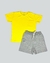 Conjunto Infantil Masculino Camiseta e Shorts Casual Primavera Verão Meninos - Dzamarra