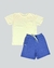 Imagem do Conjunto Infantil Masculino Camiseta e Shorts Casual Primavera Verão Meninos