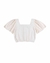 Blusa Cropped Infantil Juvenil Feminina em Viscolinho - comprar online