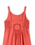 Vestido Feminino Infantil Juvenil Alça regata Franzido Em viscose