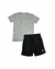 Conjunto Masculino Infantil Red water cinza