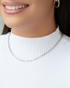 Choker Elos 4 mm Prateada na internet